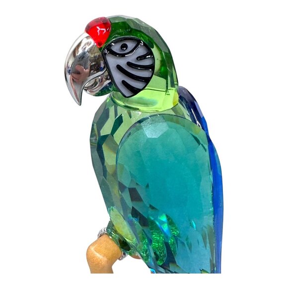 Swarovski Macaw Crystal Parrot Sculpture Masterpiece Large Glass Figurine READ - Picture 6 of 8